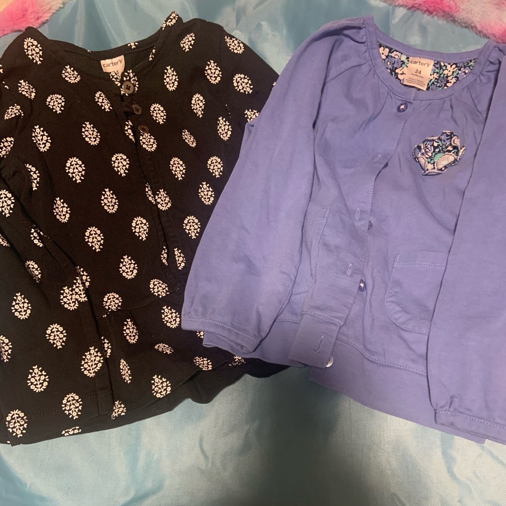 Carters 2 sweaters 24months